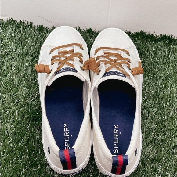 Sperry Women’s Crest Vibe Triple Platform Sneakers (White) - Picture 5 of 7